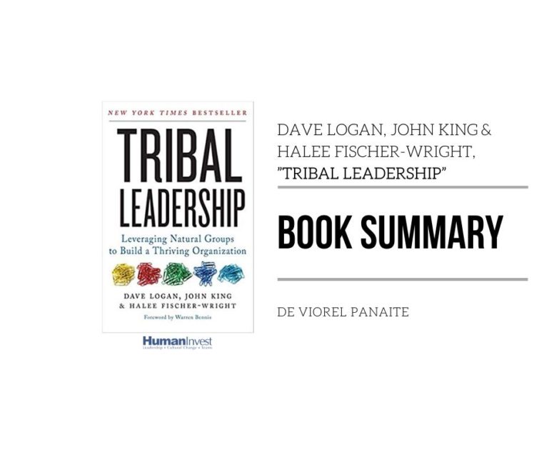 Dave Logan, John King & Halee Fischer-Wright, ”TRIBAL LEADERSHIP”