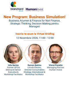 Human Invest Hubro Business Simulation Noiembrie 2026